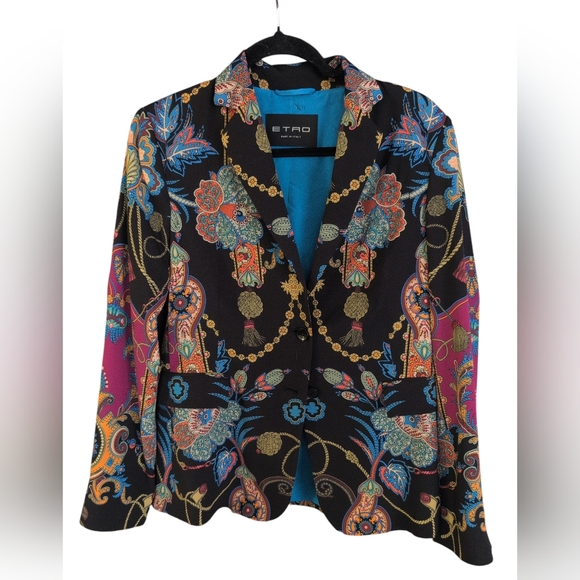 Etro Tassel & Paisley Print Blazer - Picture 8 of 11